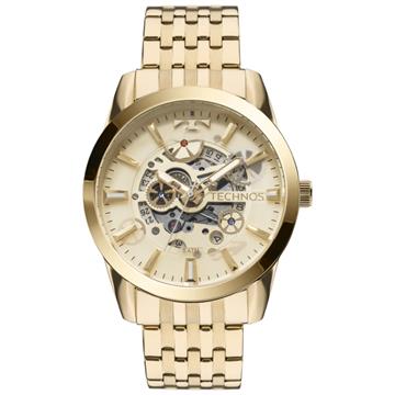 205NQ/4X Relógio Technos Masculino Automatico Dourado