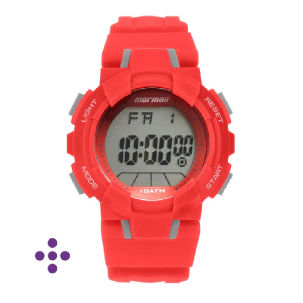 Relógio mormaii digital feminino mo0840cc8r