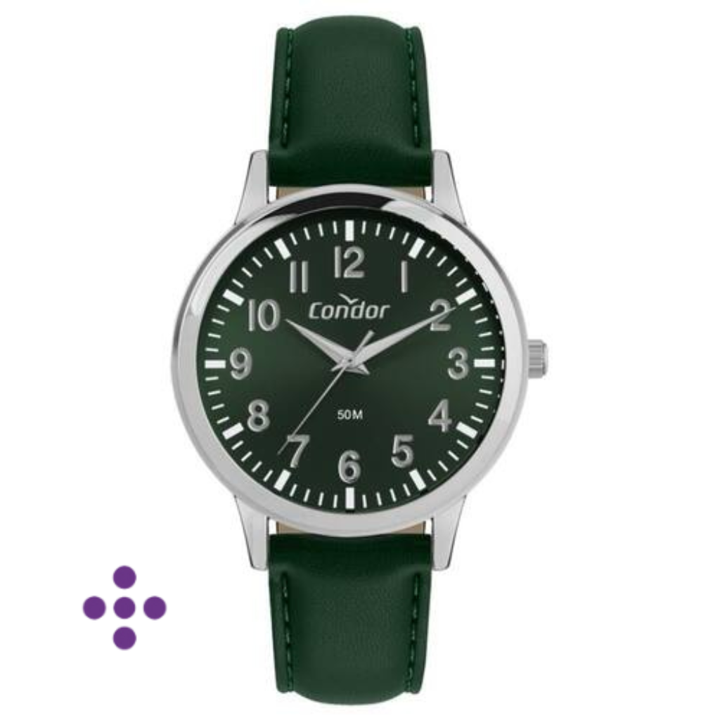 Relógio Condor Masculino Dia A Dia Prata - CO2035NRP/3V