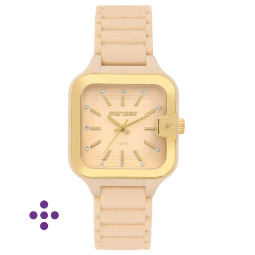 Relógio Mormaii Feminino Luau Dourado - MO2036JQ/8X