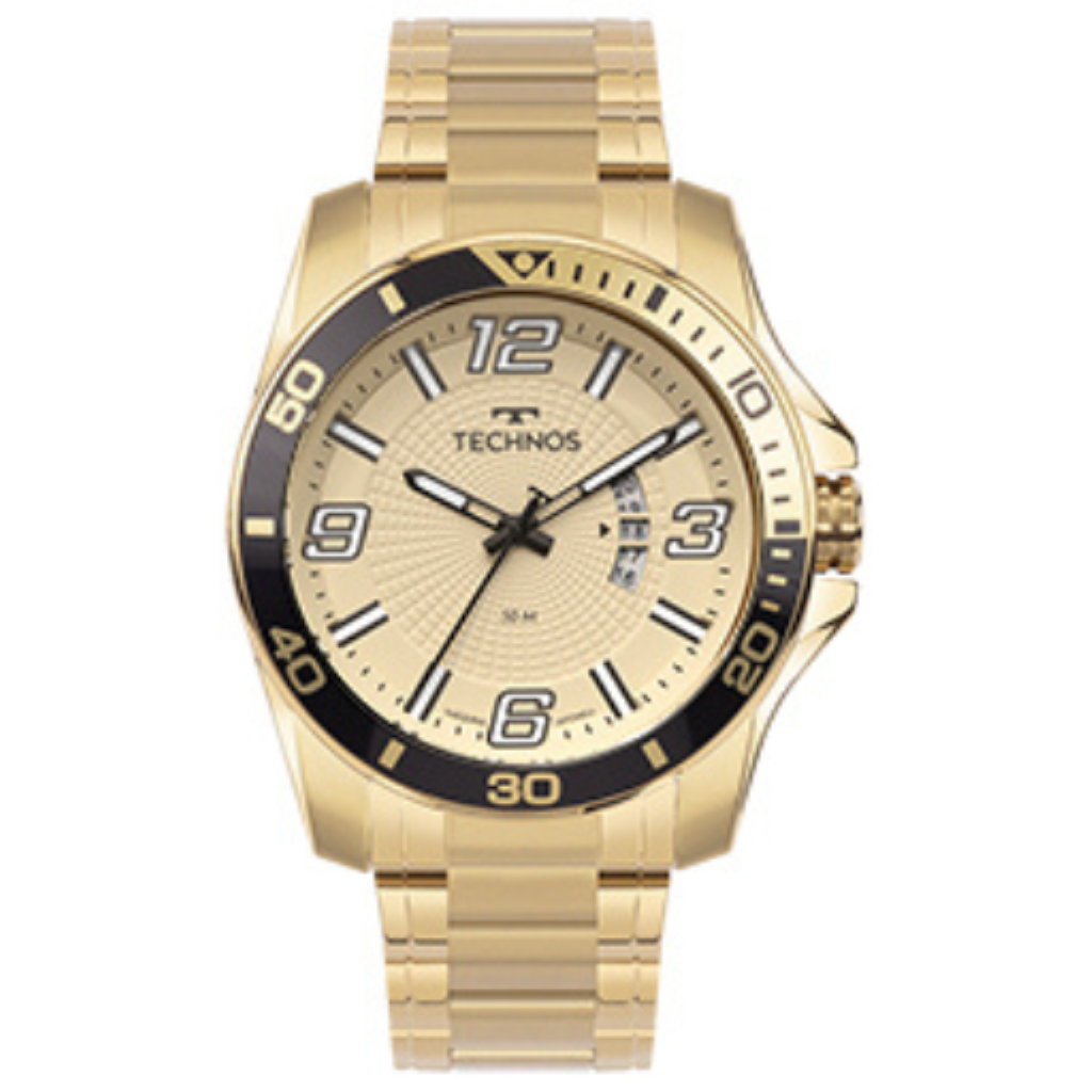 Relógio Technos Masculino Racer Premium Dourado - 2117LFO/1X