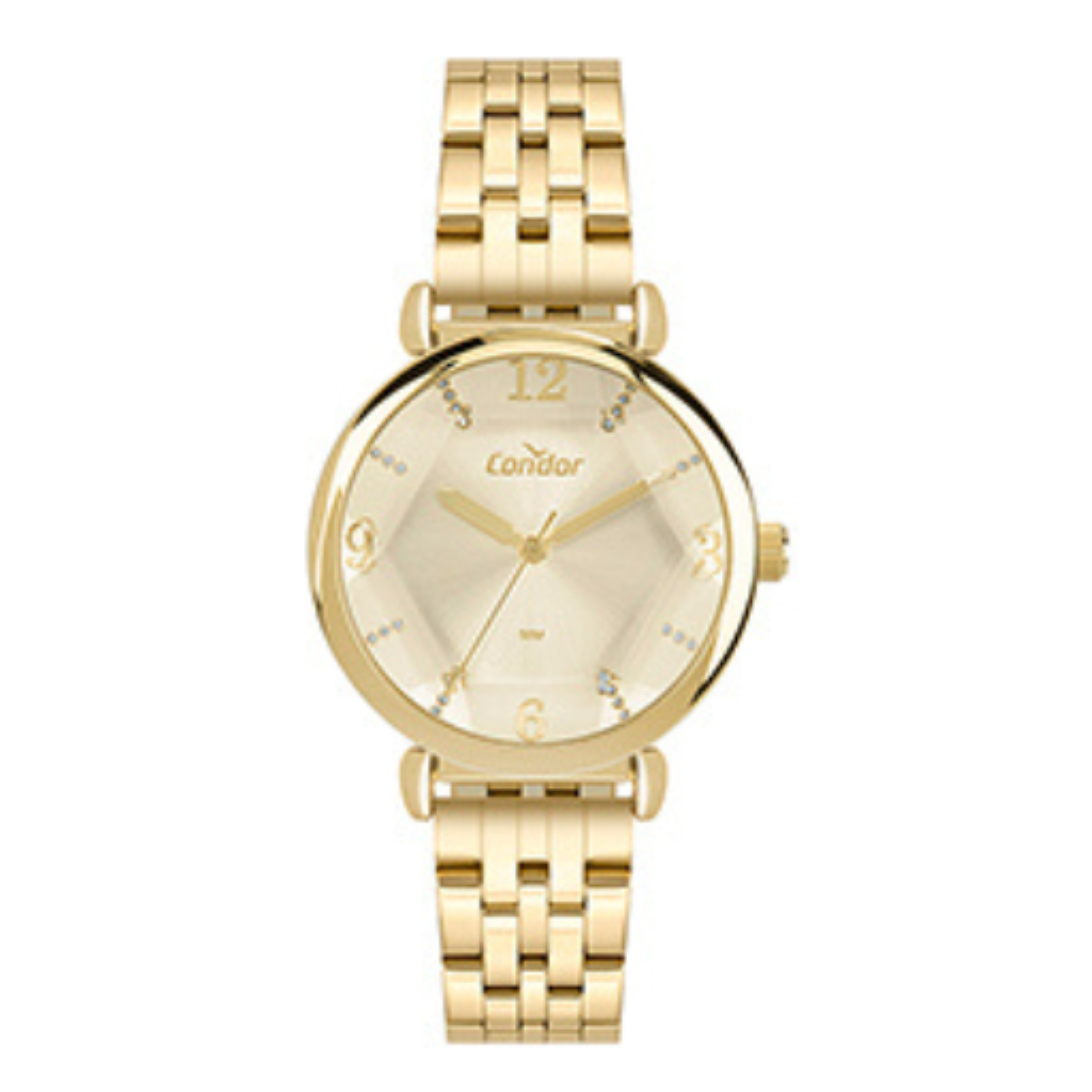 CO2035NJQ/4X Relógio Condor Feminino Elegante Dourado