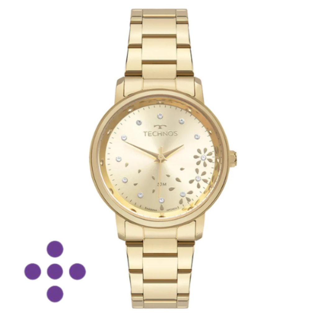 Relógio Technos Feminino Trend Dourado 2035NDU/1X