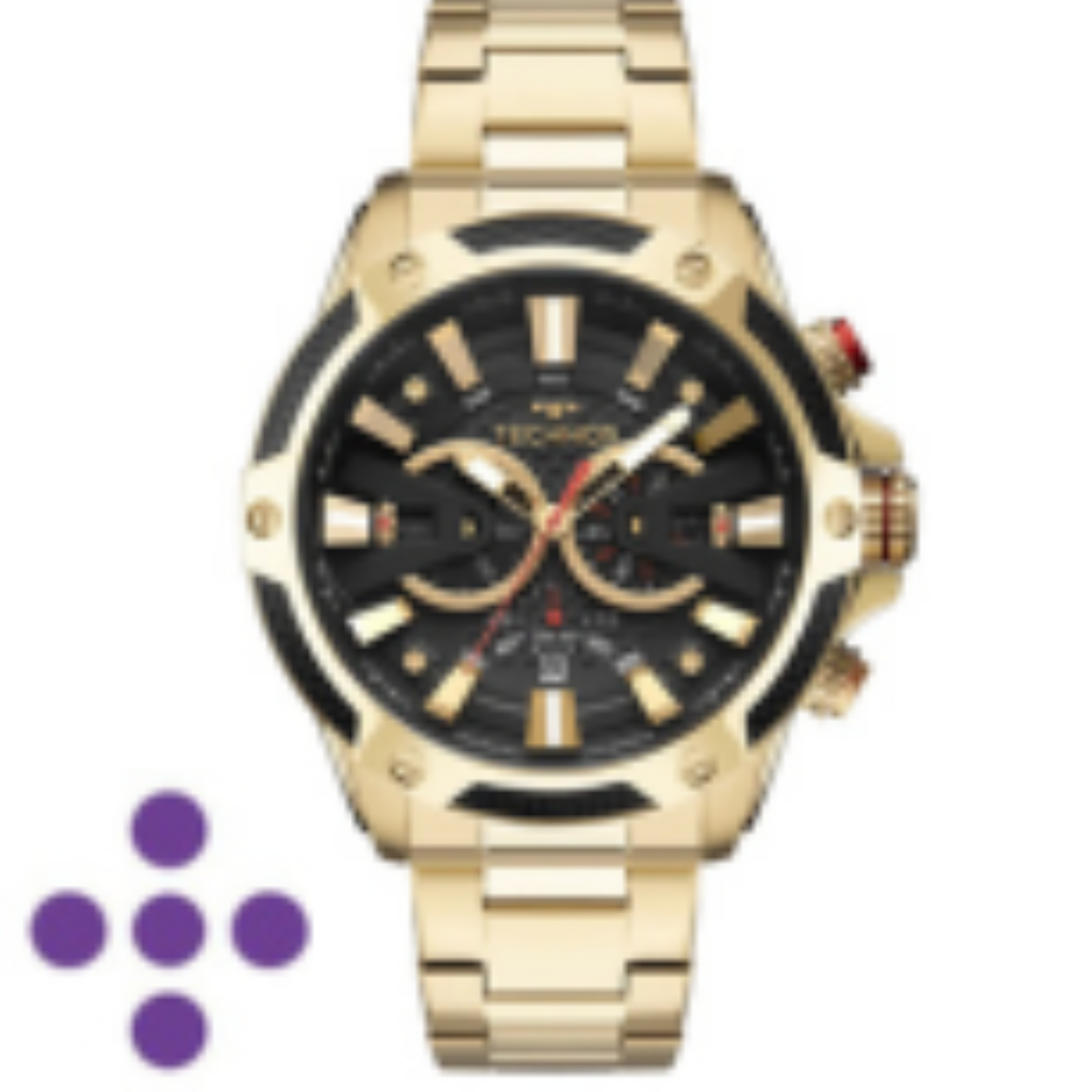Relógio Technos Masculino Carbon Dourado JS25BCB/1P