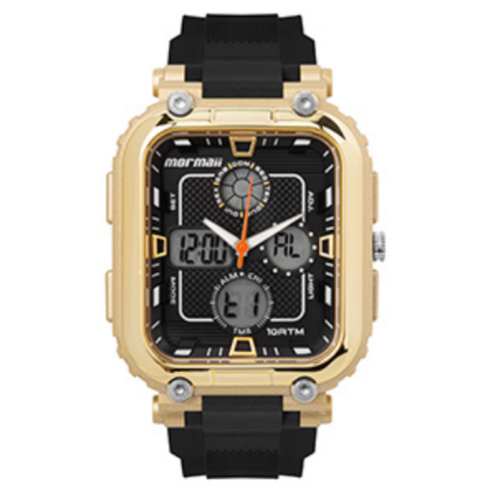 MO24200A/8P Relógio Mormaii Masculino Force Preto