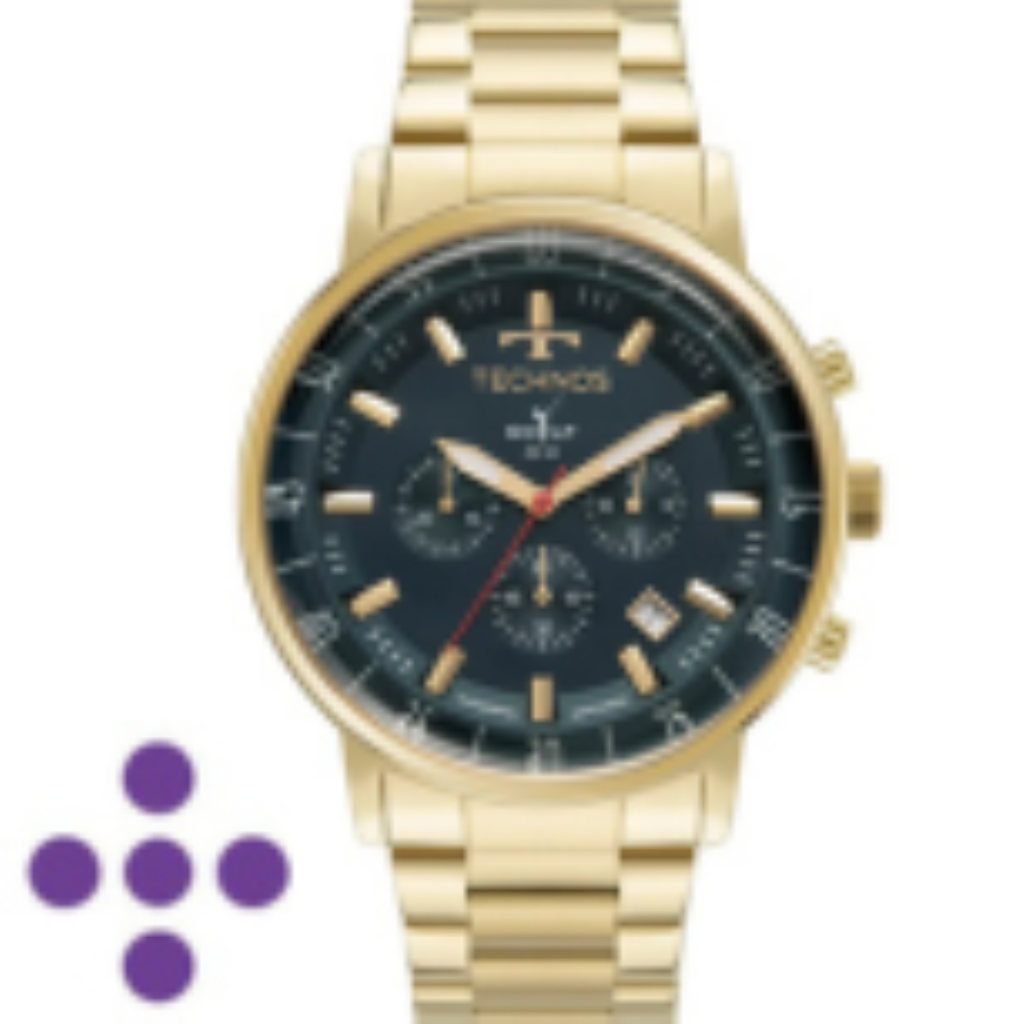 Relógio Technos Masculino Golf Dourado JS25BCL/1A