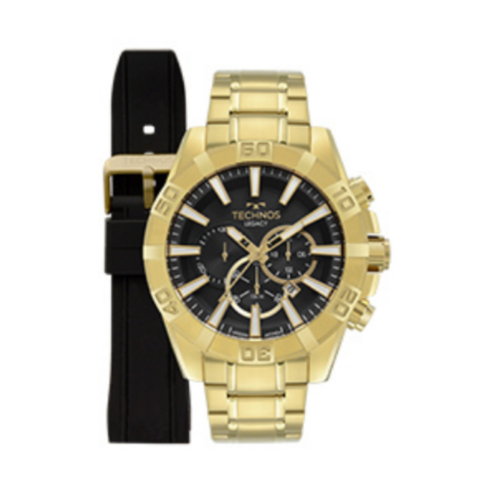 JS26AET/T1P Relógio Technos Masculino Legacy Dourado