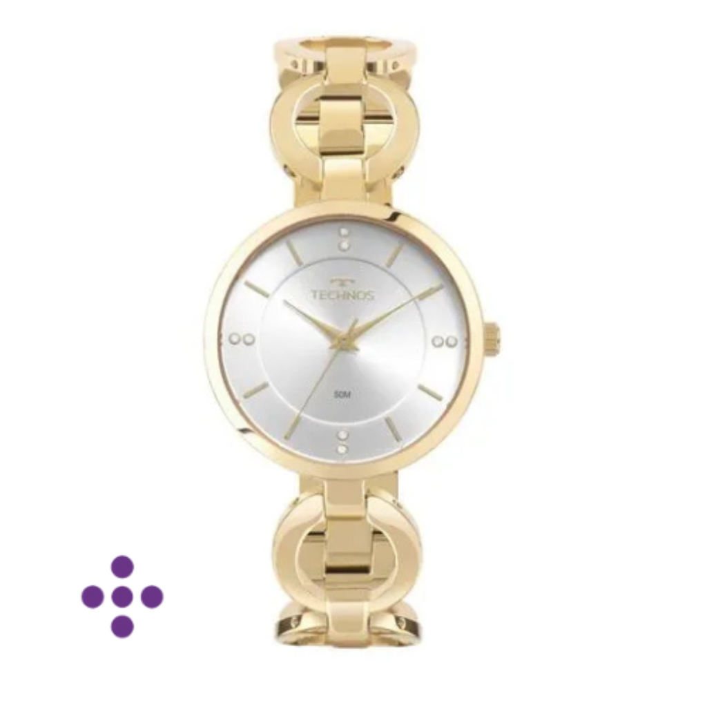 Relógio Technos Feminino Elos Dourado 2035MWH/1K