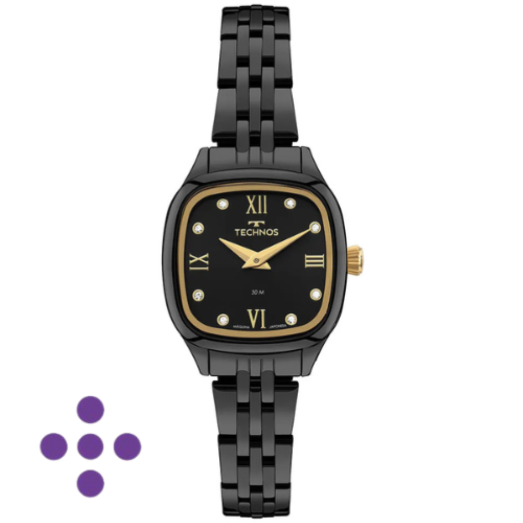 Relógio Technos Feminino Mini Bicolor - 2025LUO/1P