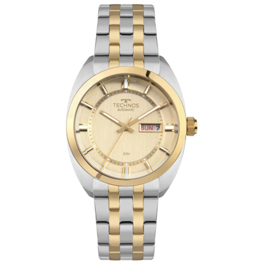 Relógio Technos Masculino Automatico Bicolor 8205OU/1X