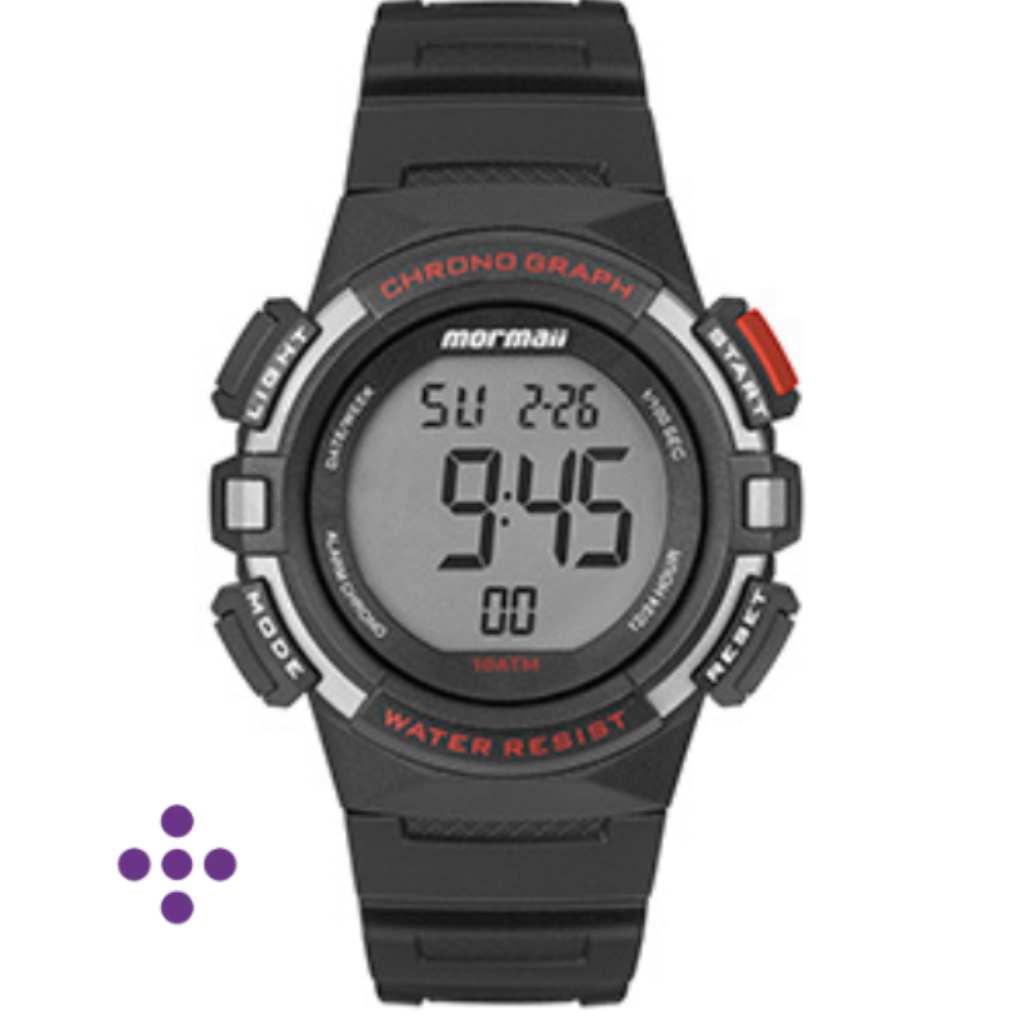 Relógio Mormaii Masculino Wave Preto - MO0170G/8R