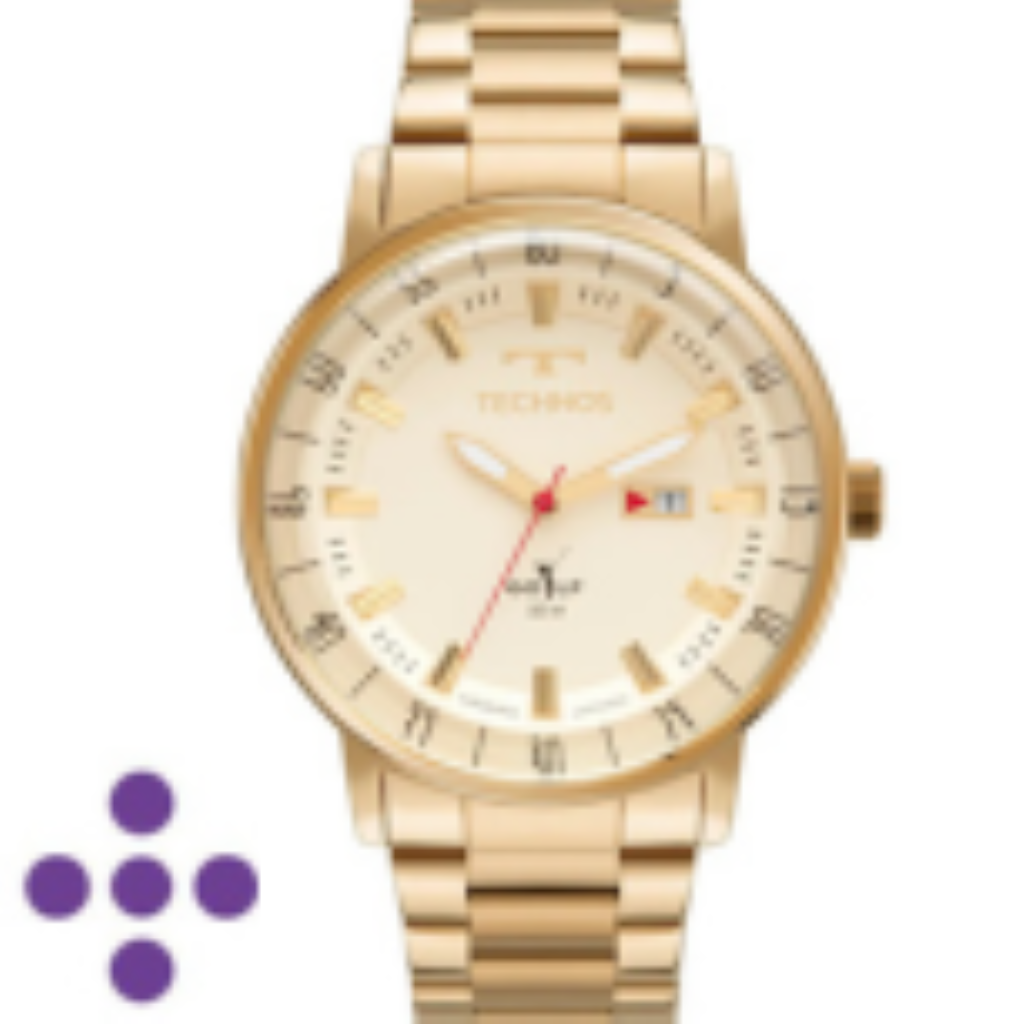 Relógio Technos Masculino Golf Dourado - 2115LAP/1Z