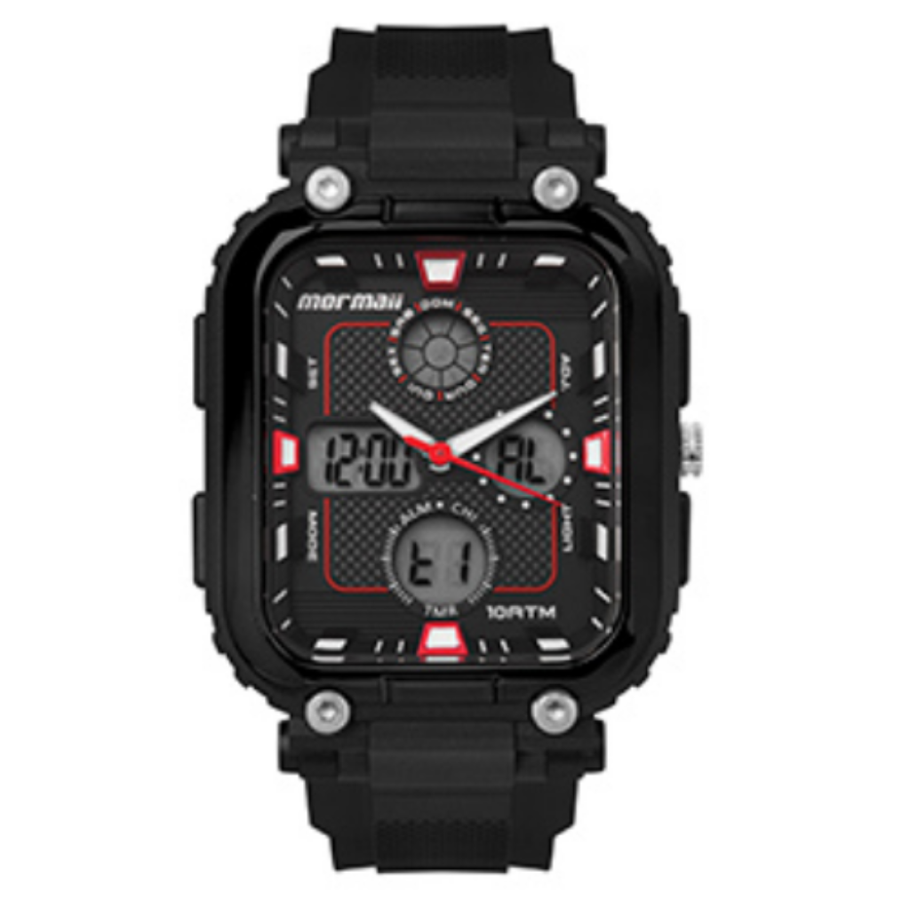 MO24200/8R Relógio Mormaii Masculino Force Preto