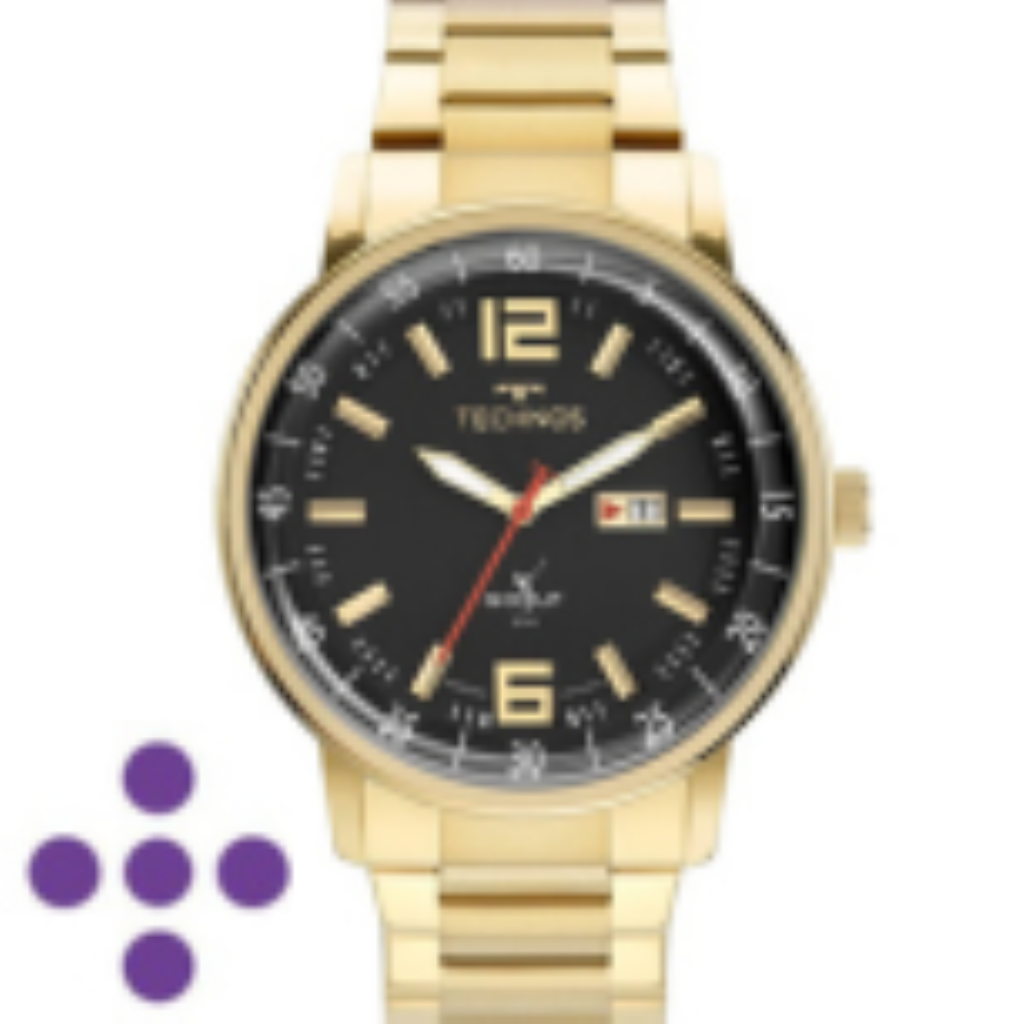 Relógio Technos Masculino Golf Dourado 2115MWD/1H