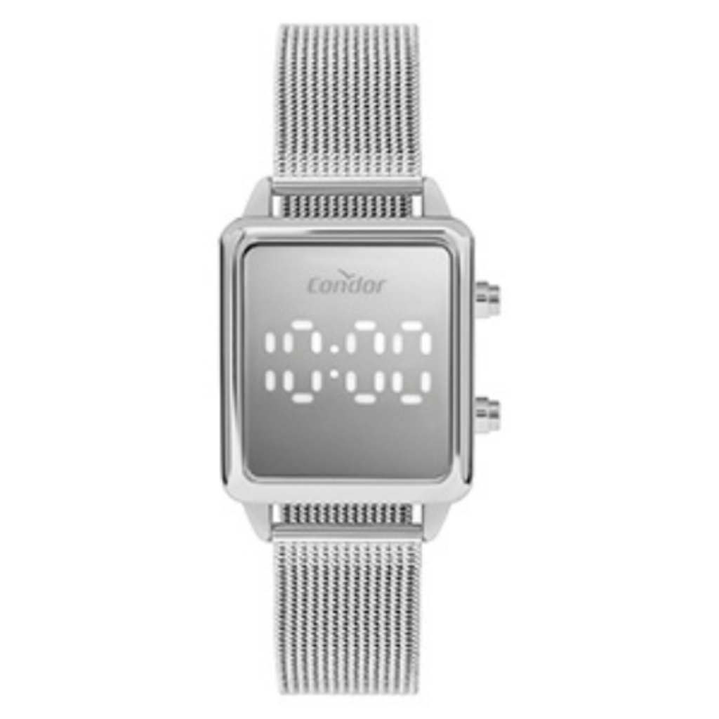 Relógio Condor Feminino Digital Prata - COMD27AAA/4K