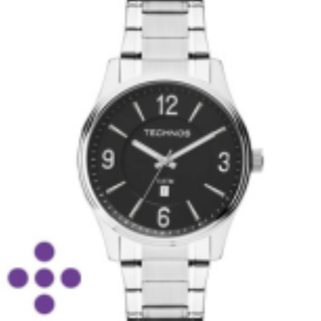 Relógio Technos Masculino Steel Prata 2015BZBS/1P