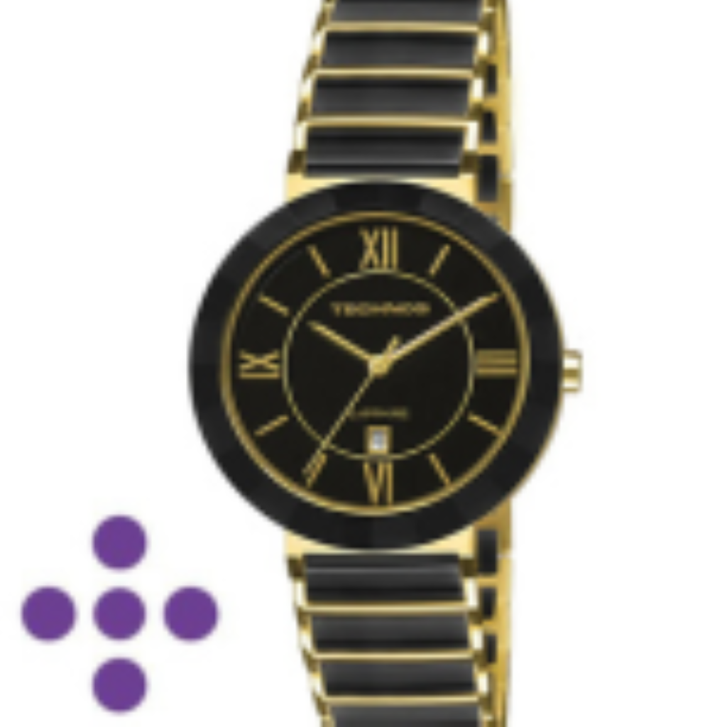 Relógio Technos Feminino Ceramic Dourado 2015CE/4P