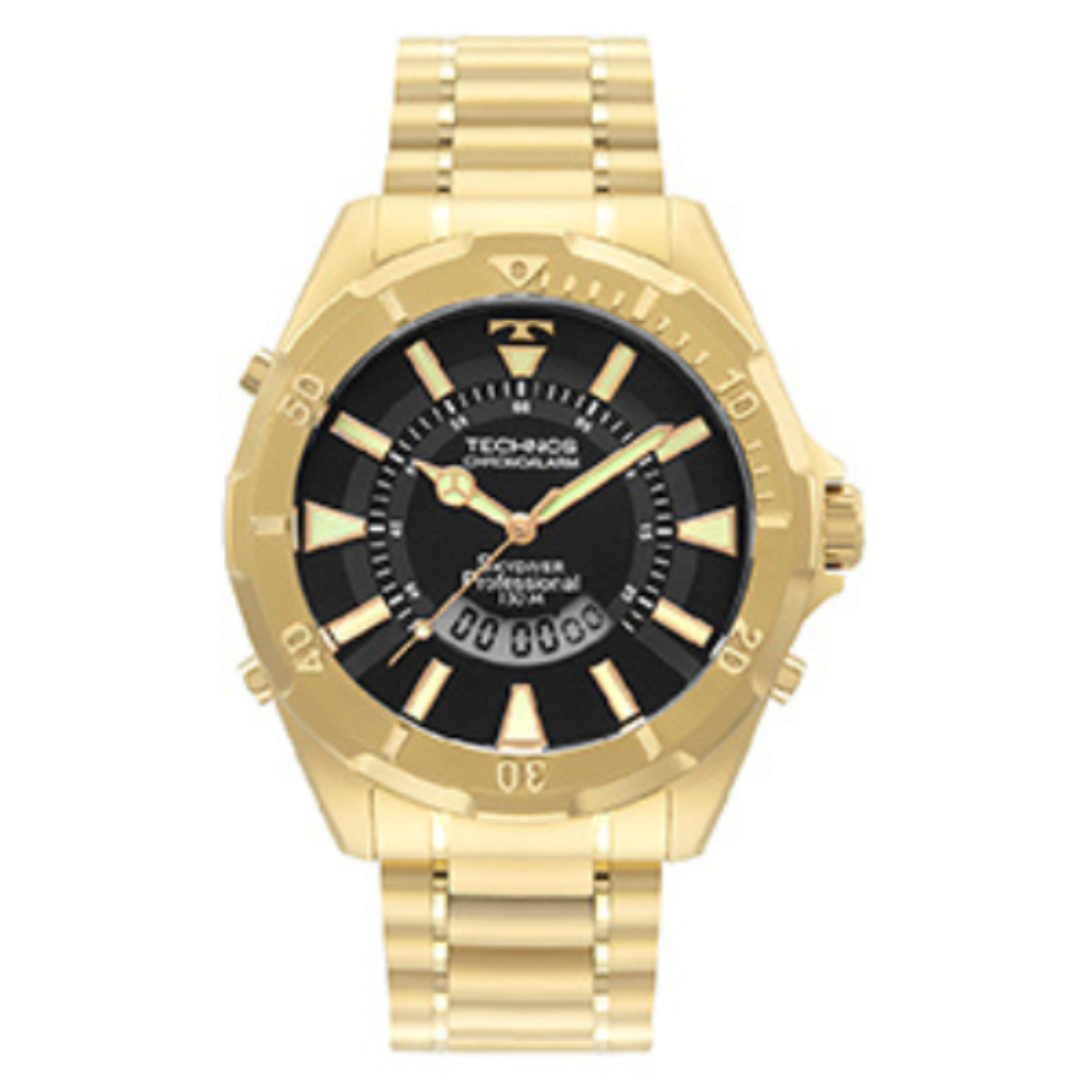 Relógio Technos Masculino Skydiver Dourado - WT205FLN/4P