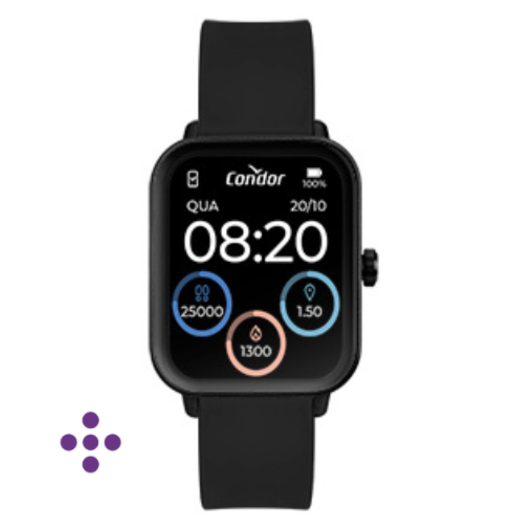 Relógio Smarts Unissex Condor Smart Preto - COSMART1AA/8P