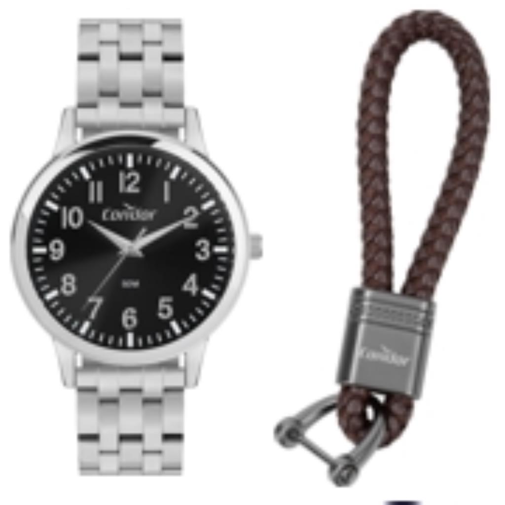 Kit Condor Masculino Dia A Dia Prata - CO2035NRM/K4P