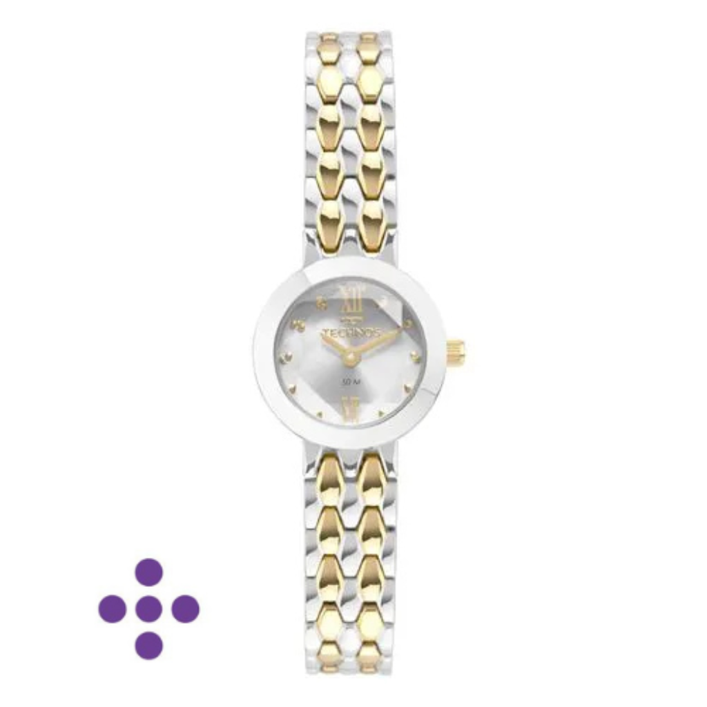 Relógio Technos Feminino Mini Bicolor 5Y20LM/1K