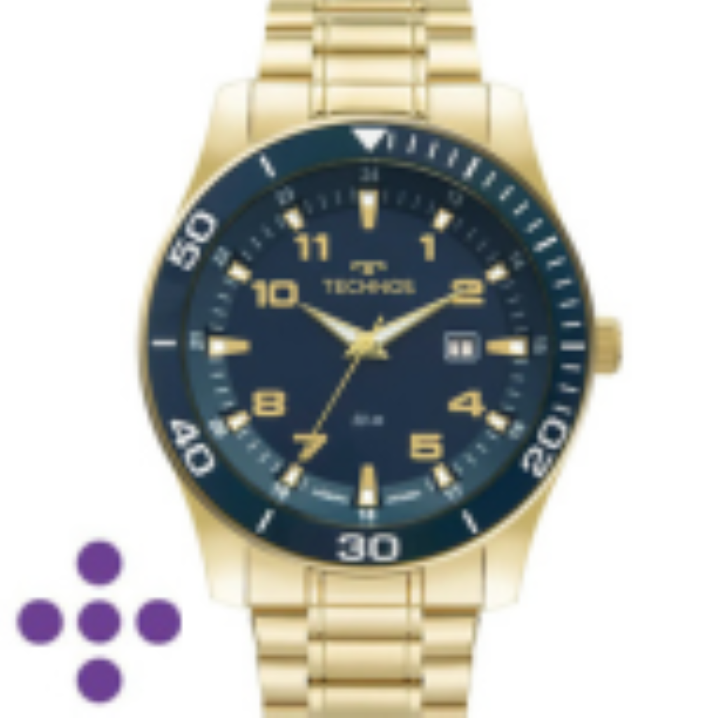 Relógio Technos Masculino Racer Dourado 2115MQLS/4A