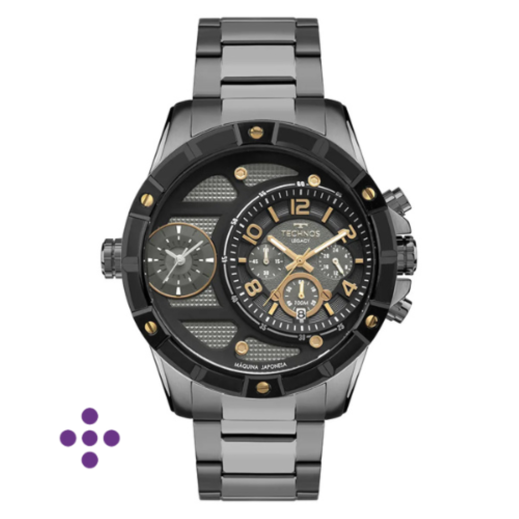 Relógio Technos Masculino Legacy Grafite OS2A2MAQAB/1F