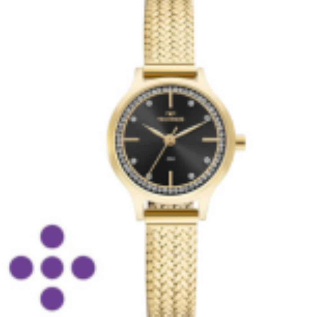 Relógio Technos Feminino Mini Dourado GL30FR/1P