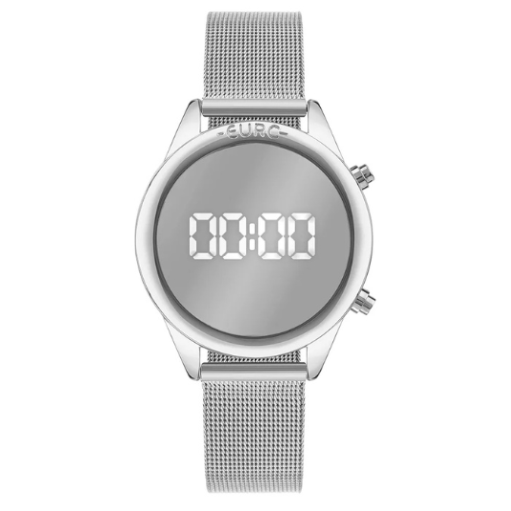 Relógio Euro Feminino Fashion Fit Reflexos Prata - EUDS8054AG/4K