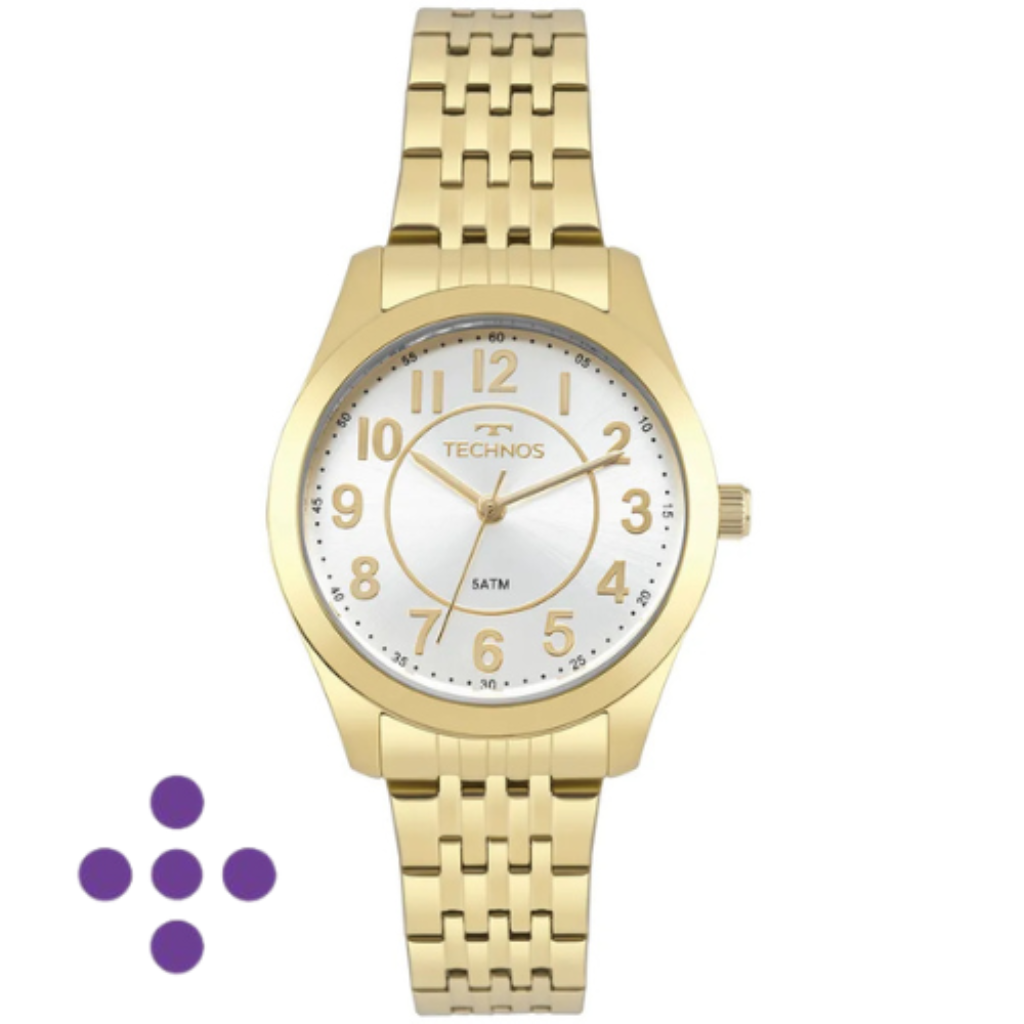 Relógio Technos Feminino Boutique Dourado 2035MJDS/4K