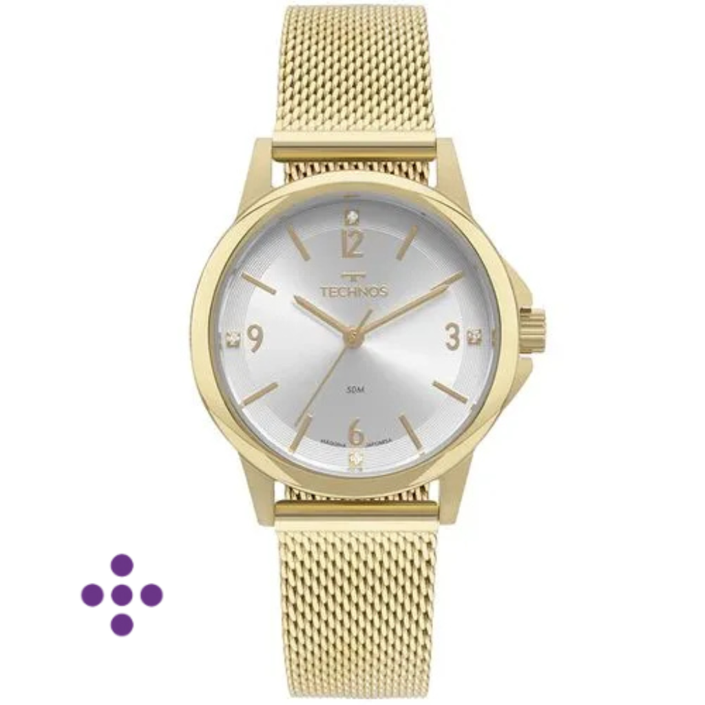 Relógio Technos Feminino Boutique Dourado 2035MVE/1K