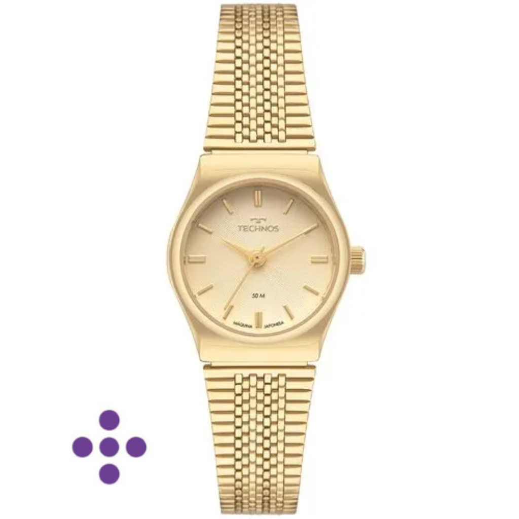 Relógio Technos Feminino Style Dourado 2035NDH/1X