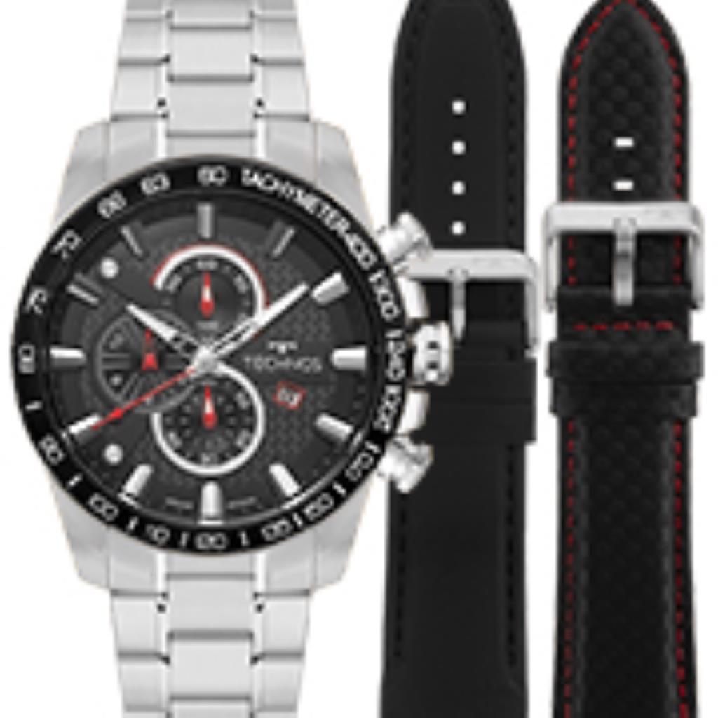 OS1ABS/T1P - Relógio Technos Masculino Ts Carbon Prata