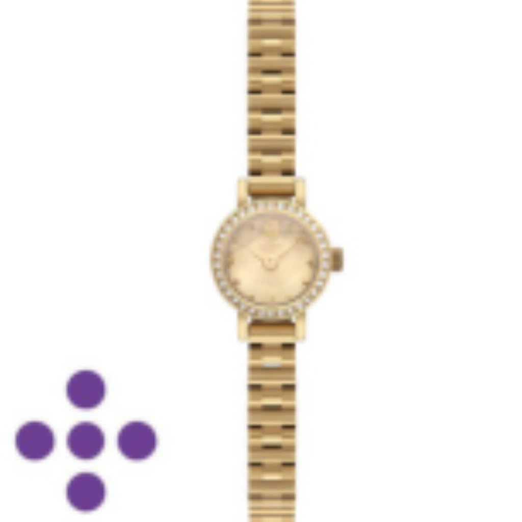 Relógio Technos Feminino Mini Petit Dourado 1042AC/1X