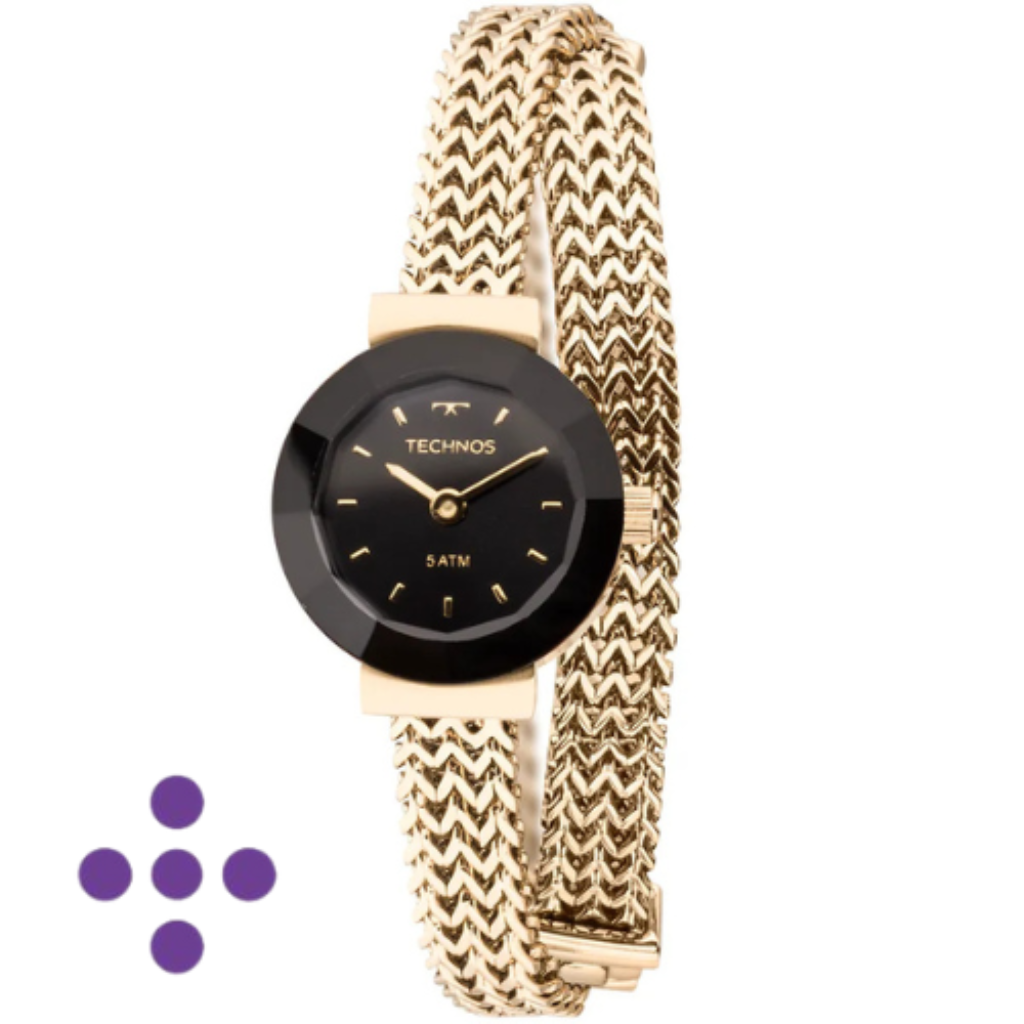 Relógio Technos Feminino Elegance Mini Dourado 5Y20IP/4P