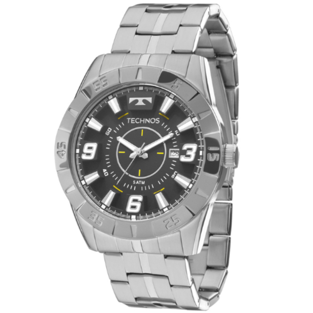 Relógio Technos Masculino Racer Premium Prata - 2115KYX/1P