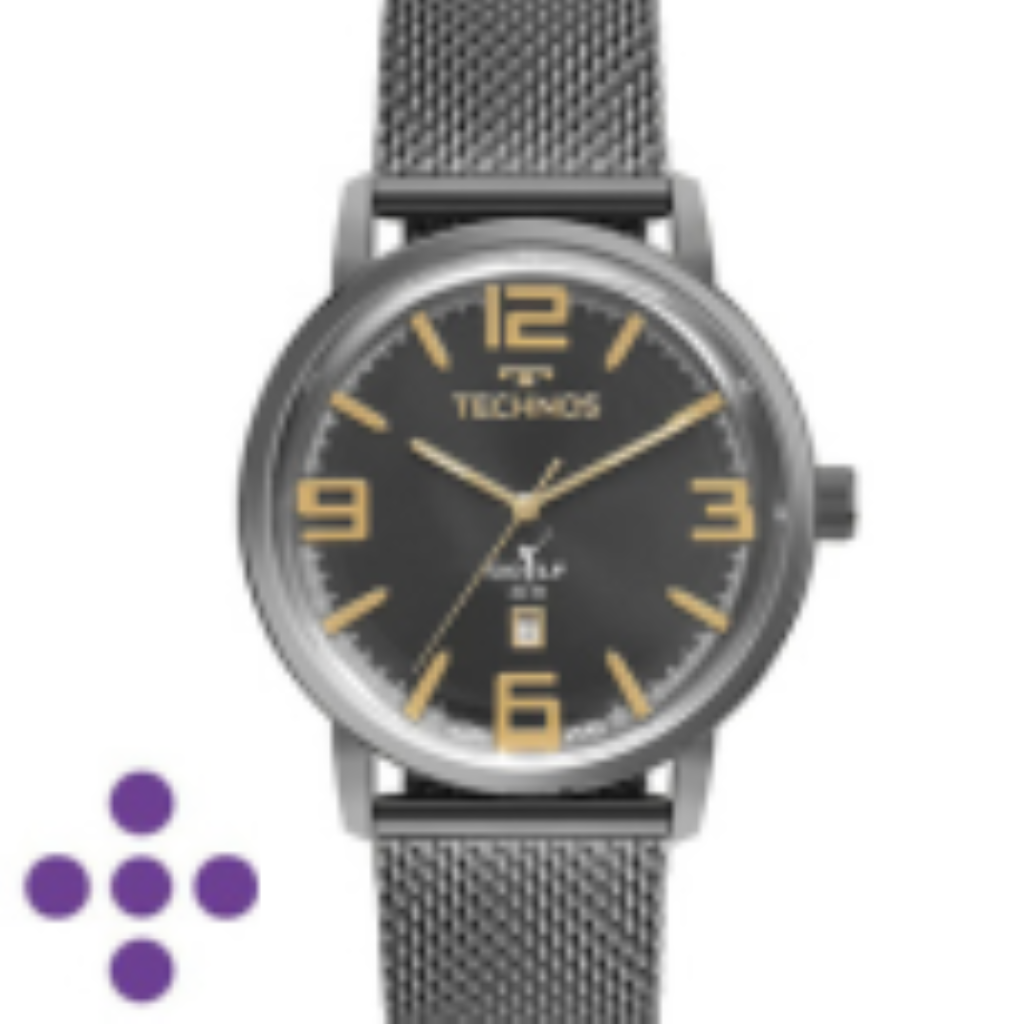 Relógio Technos Masculino Golf Grafite 2115UBL/1F