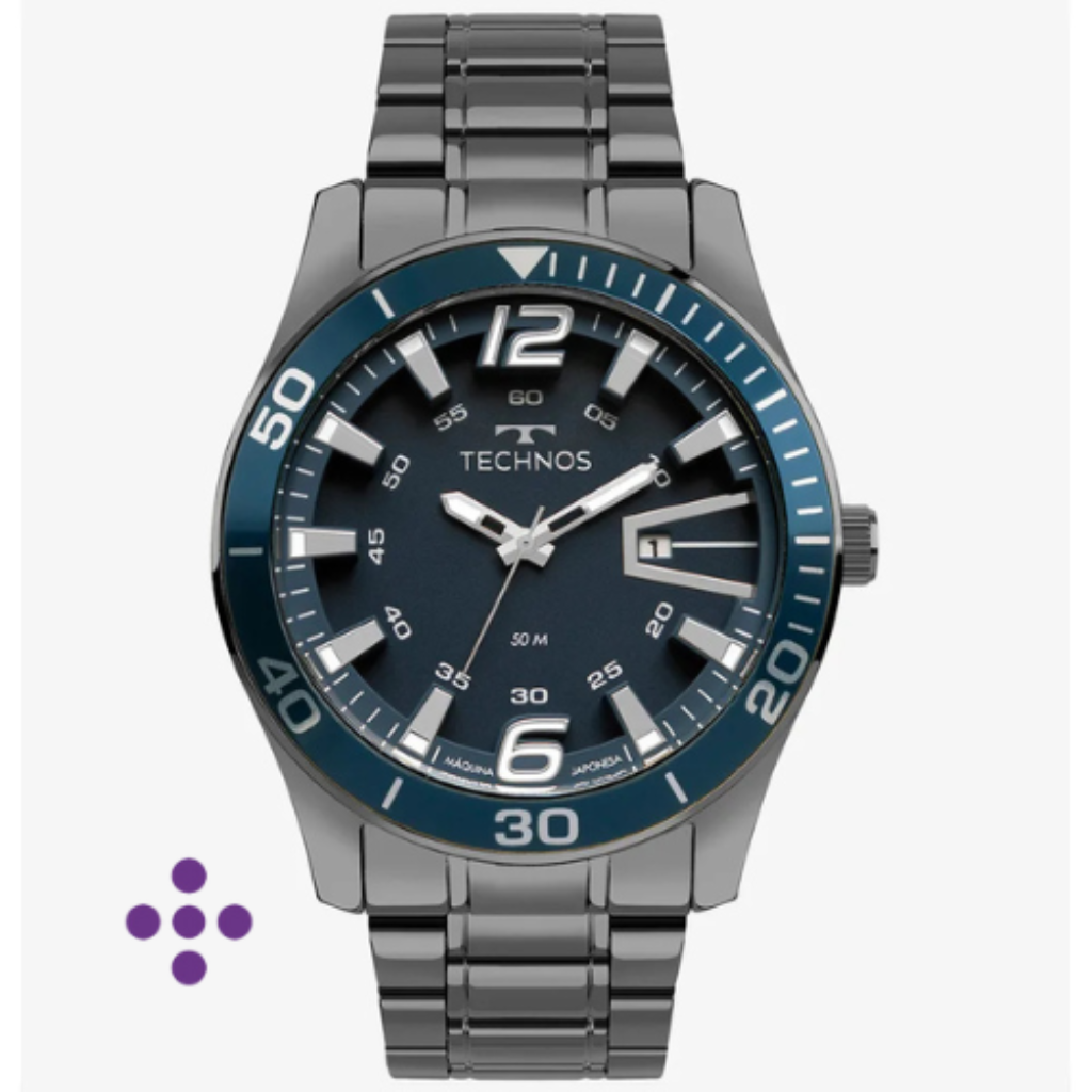 Relógio Technos Masculino Racer Grafite 2115TUV/1A