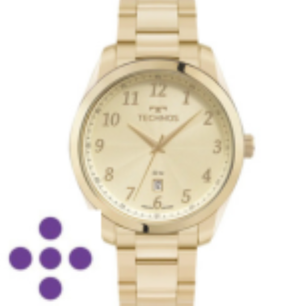 Relógio Technos Masculino Steel Dourado 2315LAN/1D