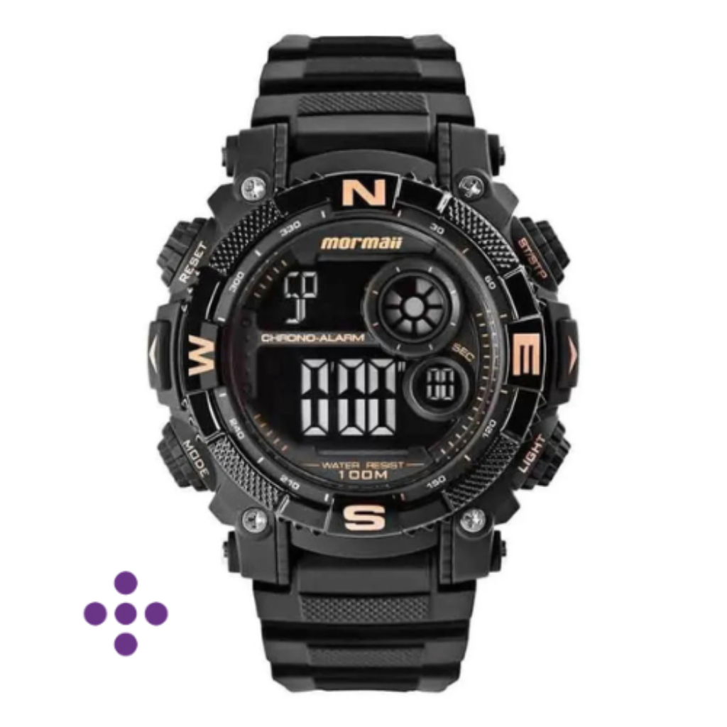 Relógio digital mormaii mo12579d8j