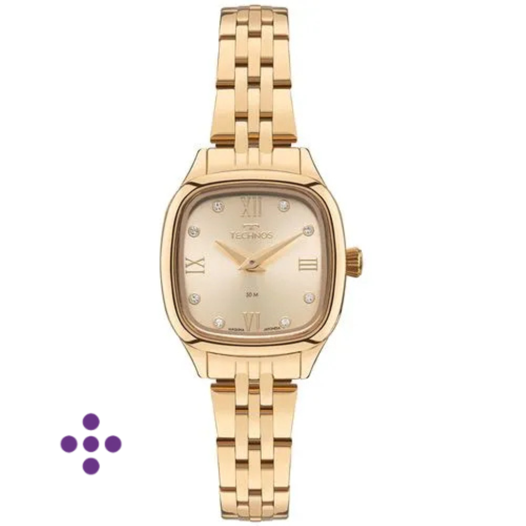 Relógio Technos Feminino Mini Dourado 2025LUP/1X