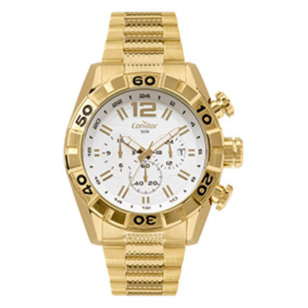 Relógio Condor Masculino Civic Dourado - COVD33AAS/4K