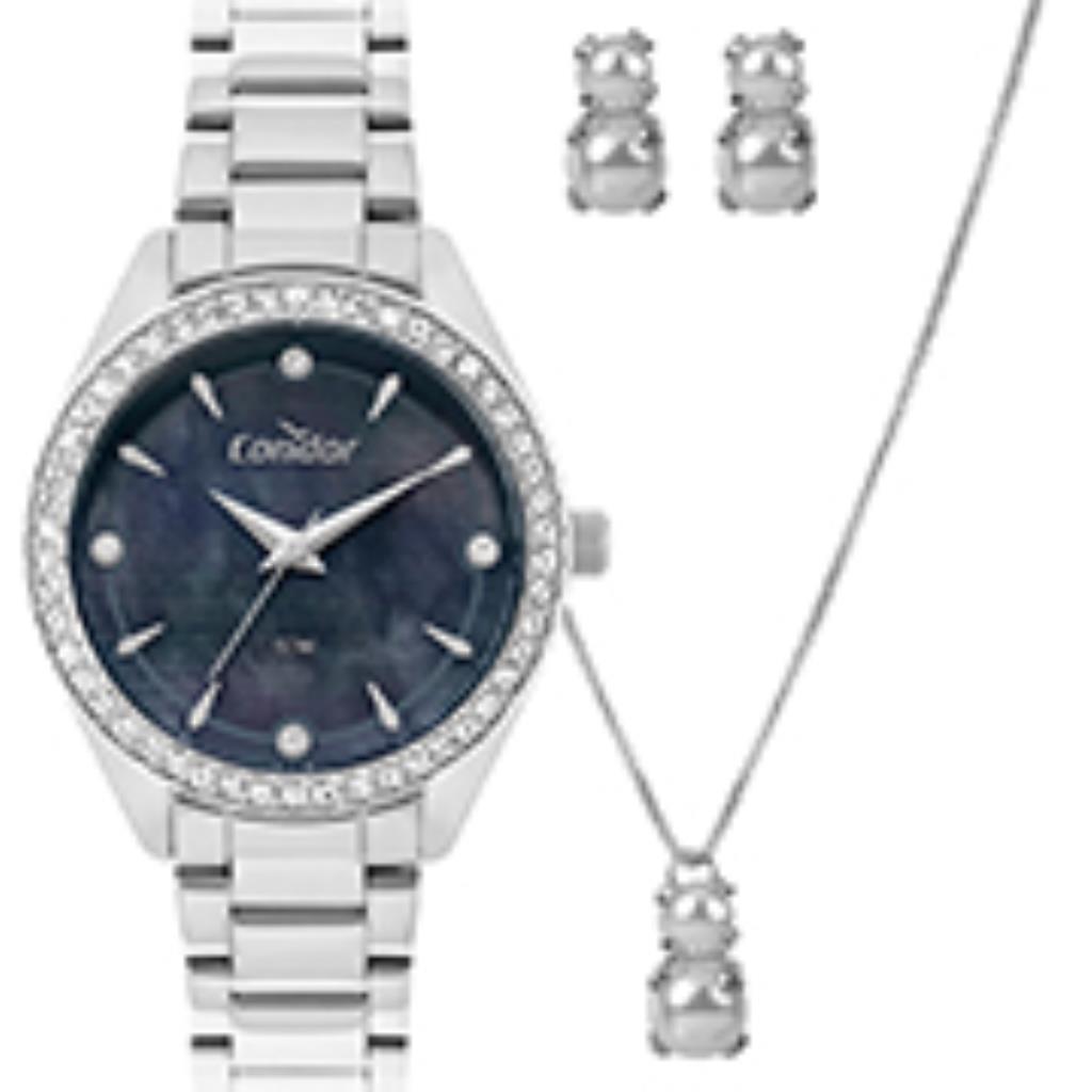 Kit Condor Feminino Elegante Prata - CO2036MYX/K4P