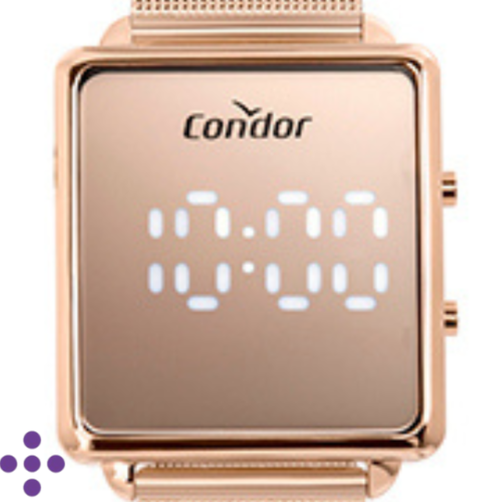 Relógio Condor Feminino Digital Rosé - COMD1202AGS/4J