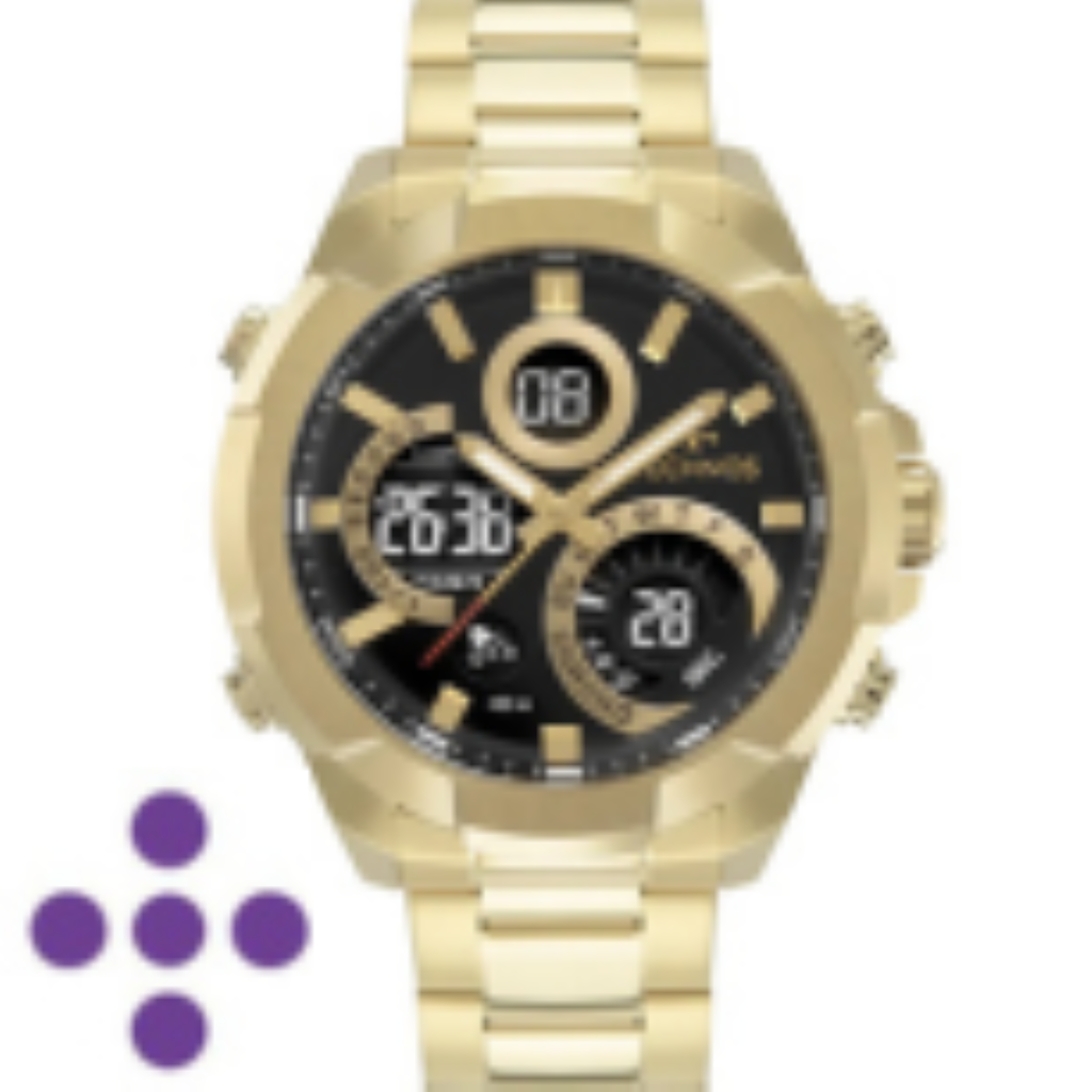 Relógio Technos Masculino Digitech Dourado W23721AAA/1P