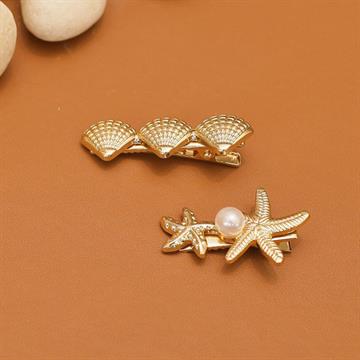 PRESILHA DUPLA ELEMENTOS DO MAR PÉROLA