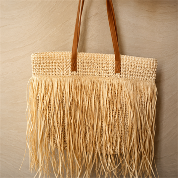 BOLSA RAFIA FRANJA