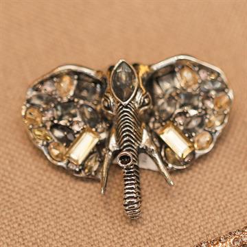 BROCHE ELEFANTE PEDRAS
