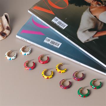 BRINCO ARGOLA RESINADA