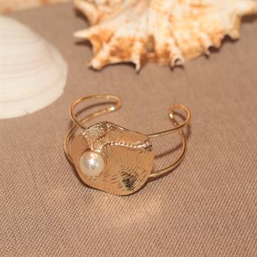 BRACELETE CIRCULO E PEROLA